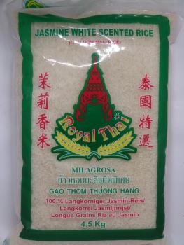 Royal Thai 100% Langkörniger Jasmin Reis, Nettogewicht 4,5kg
